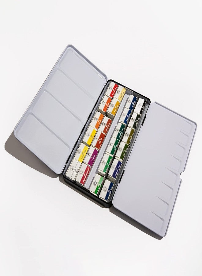 Mungyo Gallery Professional Water Color Pan Set of 24 Colors (Full Size) - Image 3